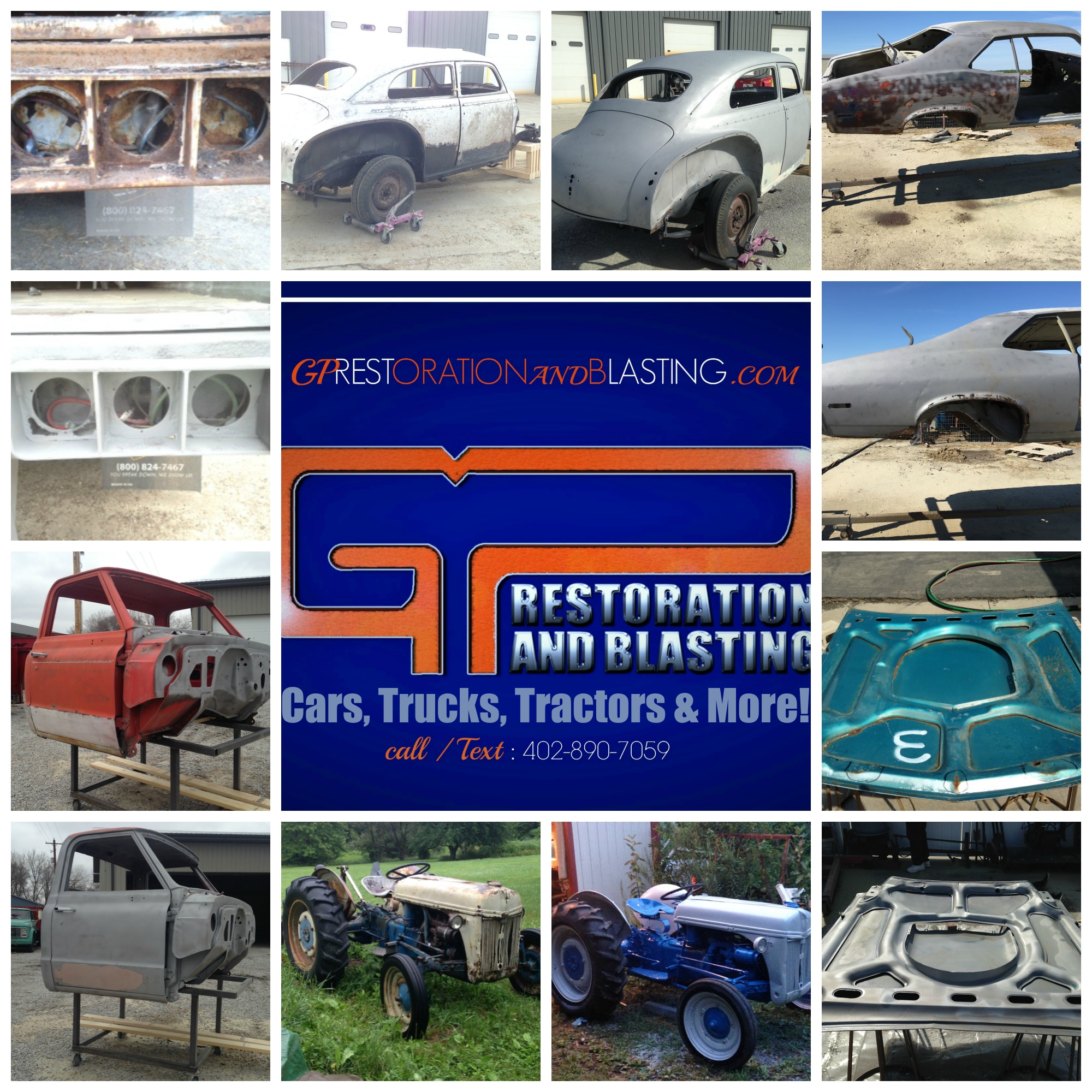 GP Restoration and Blasting Cars Trucks Tractors and More